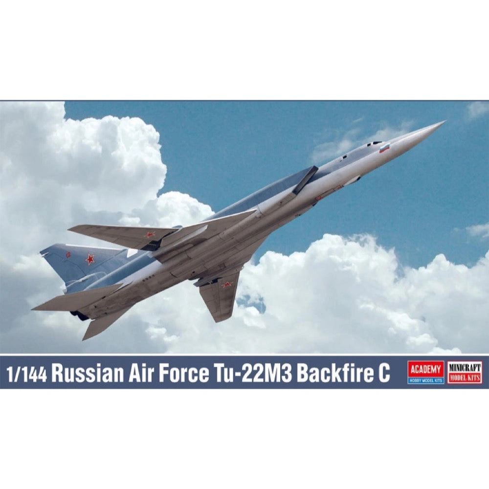 Tu-22M3 Backfire: Iconic Russian Strike Legend - 1/144 Scale Model